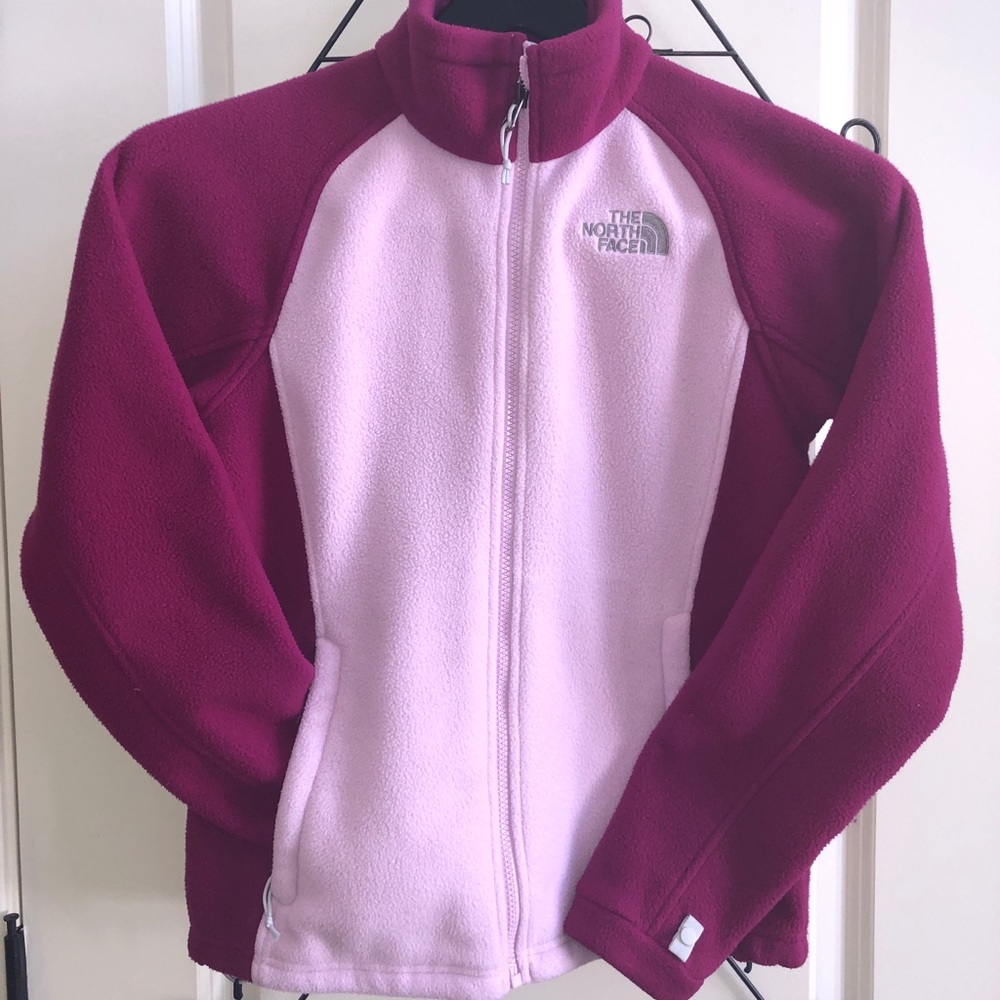 The North Face women’s fleece zip up jacket-Size S